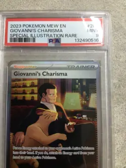 Giovanni's Charisma 204/165 Sv: Scarlet & Violet 151 Holo Pokemon TCG psa 9 - Image 3