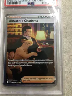 Giovanni's Charisma 204/165 Sv: Scarlet & Violet 151 Holo Pokemon TCG psa 9 - Image 4