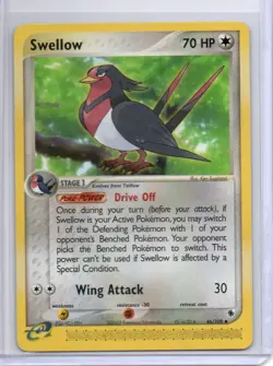 Pokemon Ruby and Sapphire Swellow #46/109 Uncommon Vintage E-Reader - Image 1