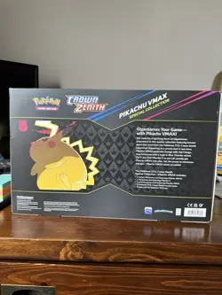 Pokemon TCG Crown Zenith Pikachu Vmax Special Collection Box Factory Sealed - Image 2