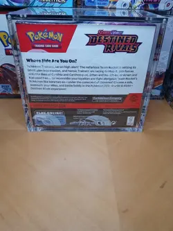 Pokemon TCG Scarlet & Violet Destined Rivals Booster Box SEALED w/ Acrylic Case - Image 3