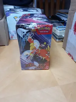 Pokemon TCG Scarlet & Violet Destined Rivals Booster Box SEALED w/ Acrylic Case - Image 5