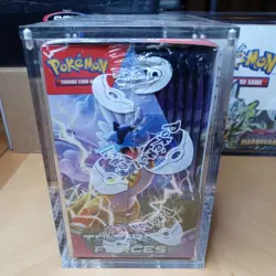 Pokemon TCG Scarlet & Violet Temporal Forces Booster Box SEALED Acrylic case - Image 4