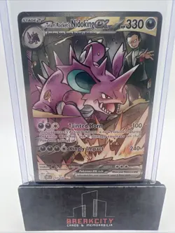 Team Rocket's Nidoking ex 233/182 SIR Destined Rivals Pokemon Card - Image 1