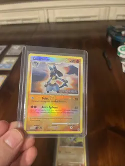 Pokemon TCG Lucario Diamond & Pearl Base Set, Holo Rare Card 6/130 Riolu 61/130 - Image 2