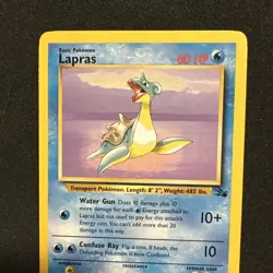Pokemon Card TCG - Lapras - 25/62 - Non Holo Rare - Fossil NM - Image 2