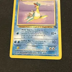 Pokemon Card TCG - Lapras - 25/62 - Non Holo Rare - Fossil NM - Image 3