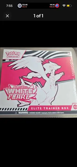 Pokemon TCG: Scarlet & Violet White Flare Elite Trainer Box ETB - Factory Sealed - Image 1