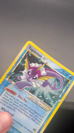 Gold Star Vaporeon Pokemon EX Power Keepers Holo Ultra Rare 102/108 LP CLEAN! - Image 2