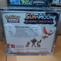 Pokemon TCG Sun & Moon Burning Shadows Booster Box Factory Sealed w Crylic - Image 3