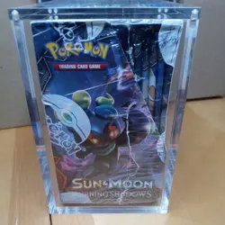 Pokemon TCG Sun & Moon Burning Shadows Booster Box Factory Sealed w Crylic - Image 4