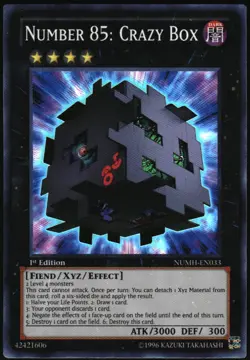 Yu-Gi-Oh! - Number 85: Crazy Box 2013 NUMH-EN033 Super Rare 1st Edition - Image 1
