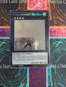 Yu-Gi-Oh! Stellarknight Delteros DUEA-EN053 1st Edition Ghost Rare NM - Image 1
