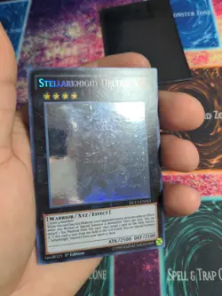 Yu-Gi-Oh! Stellarknight Delteros DUEA-EN053 1st Edition Ghost Rare NM - Image 4
