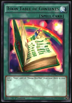 Yu-Gi-Oh! - Duelist Pack: Battle City Toon Table Of Contents 2015 DPBC-EN047 1st - Image 1