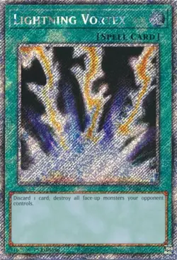Yugioh! Lightning Vortex - RA03-EN148 - Platinum Secret Rare - 1st Edition Near - Image 1