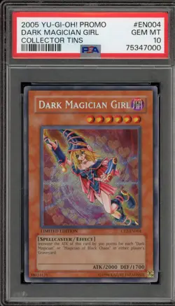 Yu-Gi-Oh! Dark Magician Girl Collector Tins Secret Rare Promo CT2-EN004 PSA 10 - Image 1