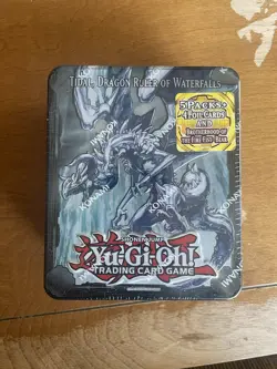 YUGIOH 2013 TIDAL, DRAGON RULER OF WATERFALLS COLLECTORS TIN FACTORY SEALED NEW - Image 1