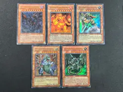 Yugioh 5X Structure Deck Ultra 1st Ed NM Red-Eyes Darkness Dragon SD1 SD3 SD09 - Image 1