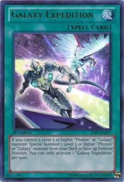 Yugioh! LP Galaxy Expedition - ZTIN-EN017 - Ultra Rare - 1st Edition Lightly Pla - Image 1