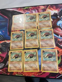 Pokemon Kabuto Fossil Lot 9 Cards - Be KING KABUTO LP/MP/ MAYBE SOME HP - Image 2