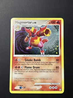 Pokemon TCG Magmortar LV.48 Holo Card 12/123 Mysterious Treasures 2007 NM - Image 1