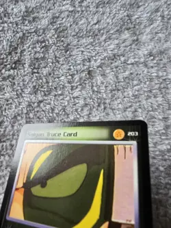 DBZ Dragon Ball Z Saiyan Truce Card 203 CCG Unlimited Saiyan Saga MP - Image 2