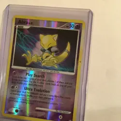 Vintage Pokemon Card - Abra Mysterious Treasures 69/123 Reverse Holo 2007 Dmg - Image 4