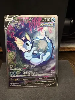 Vaporeon v SWSH181 Sword & Shield Promo Holo Pokemon TCG Card NM - Image 1