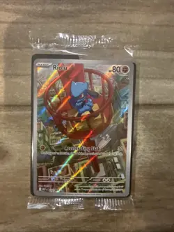 Pokemon TCG Riolu Illustration Rare MEP 010 Promo Card NEW Unopened Promo Card - Image 2