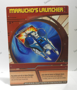 Bakugan Card - Marucho's Launcher - Red Ability Card - BA270 - 27/48c - 2008 - Image 1