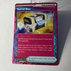 Pokemon TCG Secret Box 163/167 Twilight Masquerade Ace Species Rare Holo Card NM - Image 2