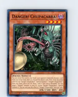 Yu-Gi-Oh TCG Danger! Chupacabra! SDSA-EN018 1st Edition Regular Common Card NM - Image 1