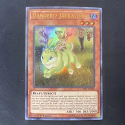 CYHO-EN085 Danger!U JackalopeU Ultra Rare 1st Edition NM Yugioh Card - Image 1