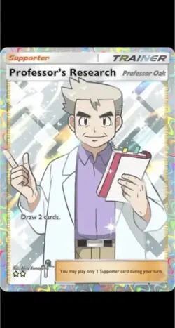 Pokemon TCG Pocket - Professor’s Research or Any 2 Star Card (Chinese) - Image 1