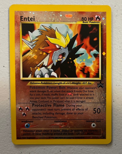 Pokemon TCG Entei Wizards Black Star Promos 34 Holo Promo NM Card - Image 1