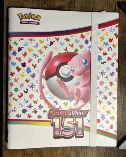 Pokemon Scarlet & Violet 151 - Mew Binder Collection - Binder Only NO CARDS - Image 1