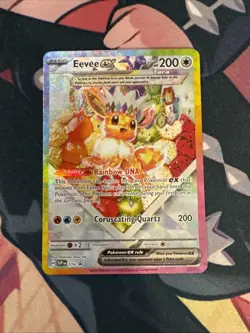 Pokemon TCG Eevee EX 174 Prismatic Evolutions Black Star Promo Card - Image 1