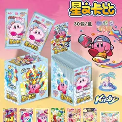 Kirby Super Star Trading Cards Premium Collector's Box Sealed CCG 30 Pack Anime- - Image 1
