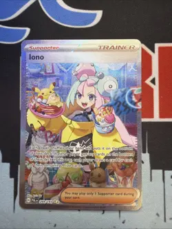 Iono 269/193 Sv02: Paldea Evolved Pokemon SIR Holo Card English NM - Image 1