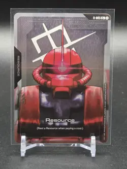 Gundam TCG Card Game Newtype Rising R-005 Resource - Char's Zaku II C+ Foil - Image 1