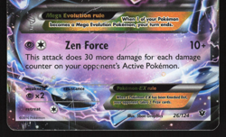 M Alakazam EX - 26/124 - Ultra Rare - XY Fates Collide - Pokemon Card - DMG - Image 3
