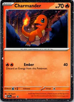 Charmander - (Cosmos Holo) Holo Promo SV: Scarlet & Violet Promo Cards 047 NM - Image 1