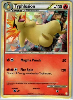 Typhlosion - 32/123 (Cracked Ice Holo) Deck Exclusives - Pokemon Card - LP - Image 1