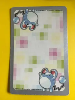 Pupitar pokemon Playing Poker Card Silver Marill Nintendo Japanese - Image 5