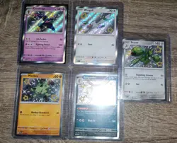 Pokemon TCG Paldean Fates Shiny Secret Rare Cards 5 Pack Fresh 2024 - Image 1