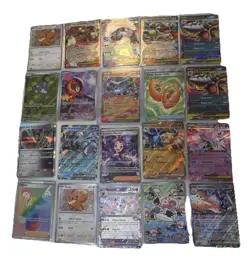 Pokemon TCG Card Lot 20 Cards EX/ Full art Phantasmal / Surging sparks - Image 1