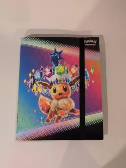 Pokemon Prismatic Evolutions Binder With ETB ***Crisp Shape Cards - Image 1