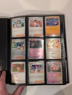 Pokemon Prismatic Evolutions Binder With ETB ***Crisp Shape Cards - Image 4