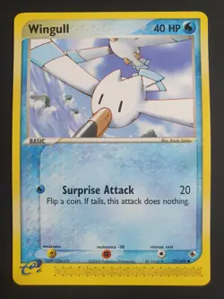 Wingull 77/109 - Ruby and Sapphire Set - Pokemon Ereader Card - Near Mint - Image 1